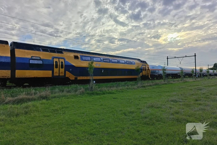 Brandgeur door vastgelopen remmen bij goederenwagon