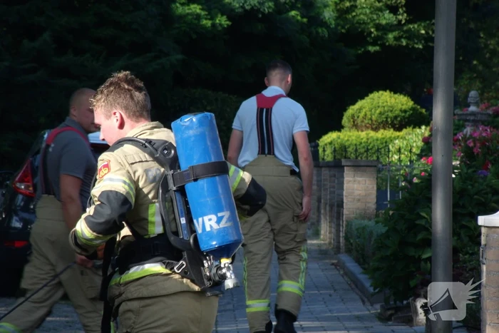 Brand in keuken van bungalow