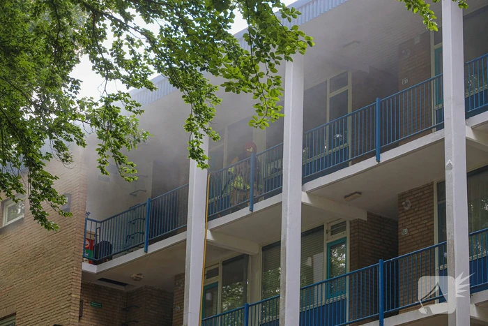 Brand op vierde verdieping van appartementencomplex