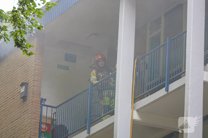 Brand op vierde verdieping van appartementencomplex