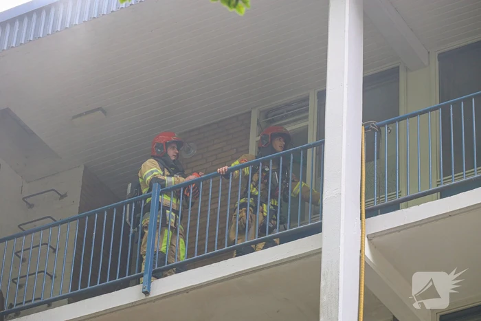 Brand op vierde verdieping van appartementencomplex