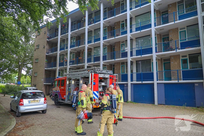 Brand op vierde verdieping van appartementencomplex