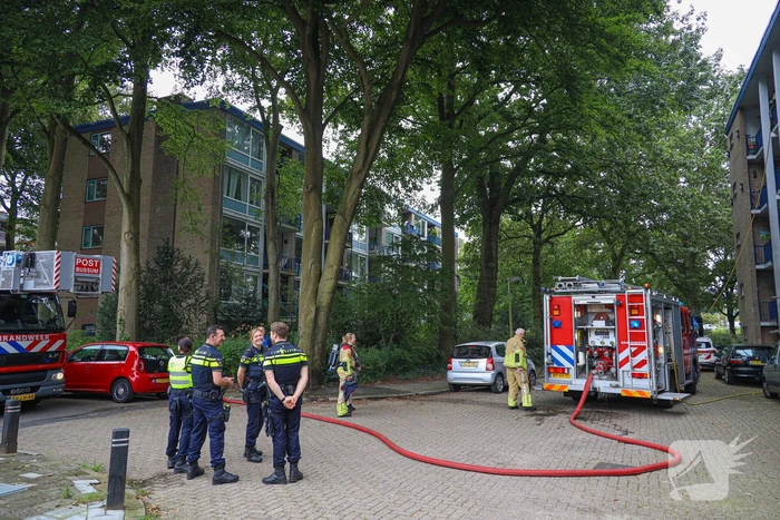 Brand op vierde verdieping van appartementencomplex
