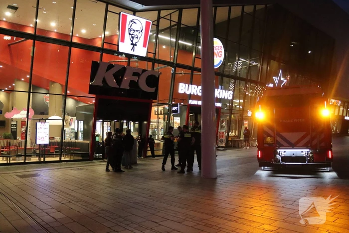 KFC ontruimd na gaslucht