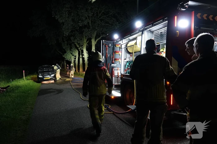 Autobrand snel geblust