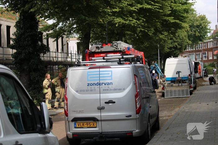 Brandweer doet onderzoek naar gaslucht