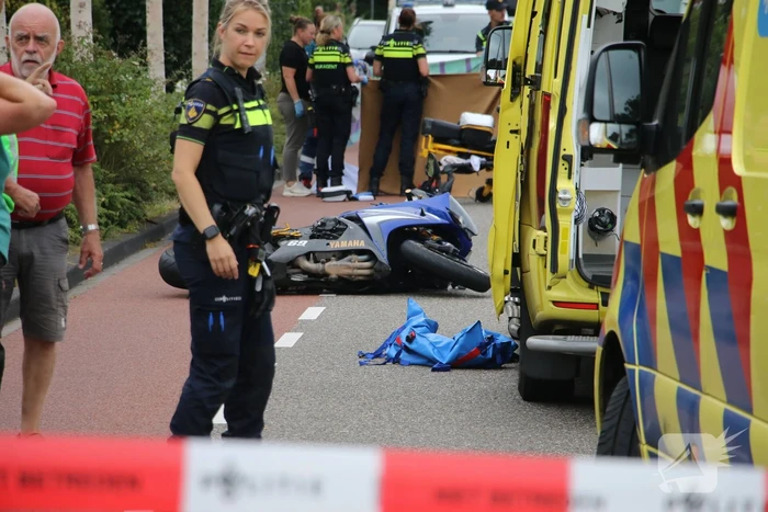 Motorrijder overleden na ongeval