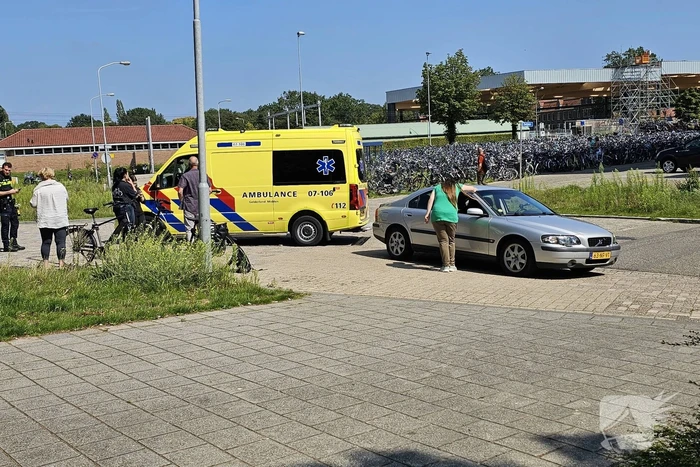 Fietser op e-bike gewond na valpartij