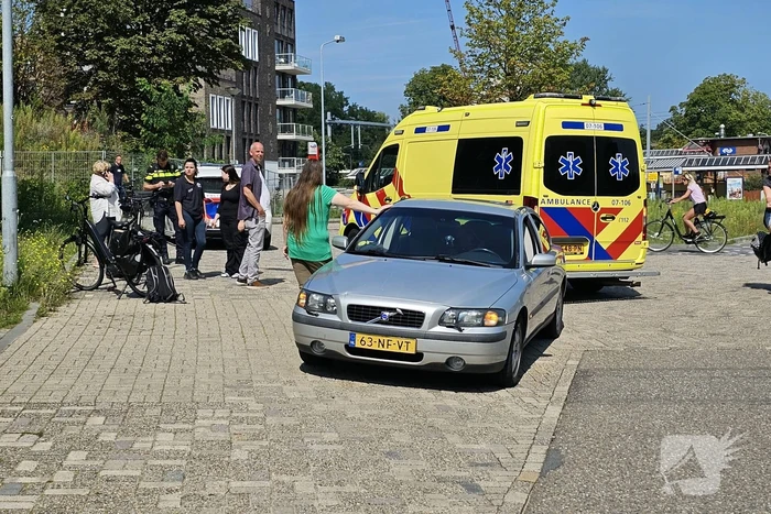 Fietser op e-bike gewond na valpartij