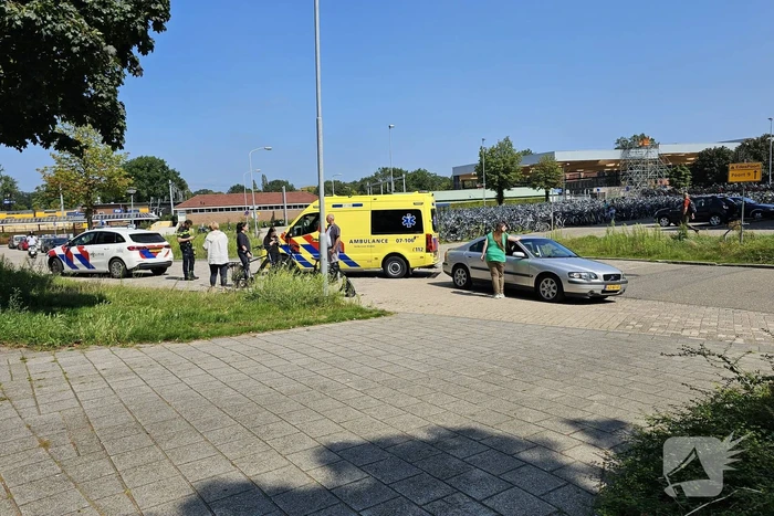 Fietser op e-bike gewond na valpartij