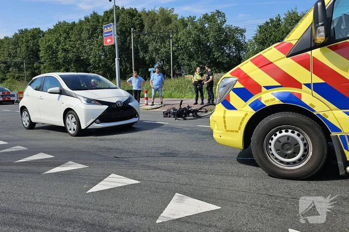 Aanrijding tussen automobilist en fietser