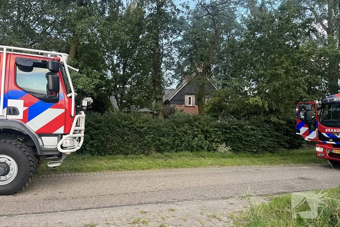 Brand in tuin snel onder controle