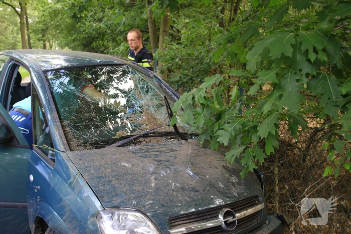 Gewonde en grote schade nadat auto van weg raakt