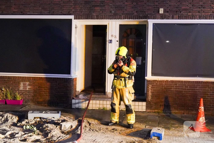 Uitslaande brand in een garage