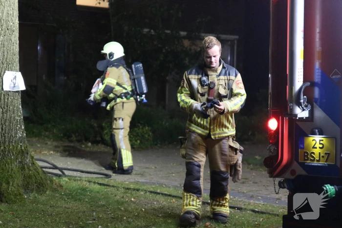 Brand in woning snel geblust
