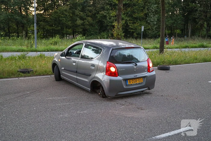 Veel schade bij eenzijdig ongeval op kruising
