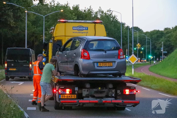 Veel schade bij eenzijdig ongeval op kruising