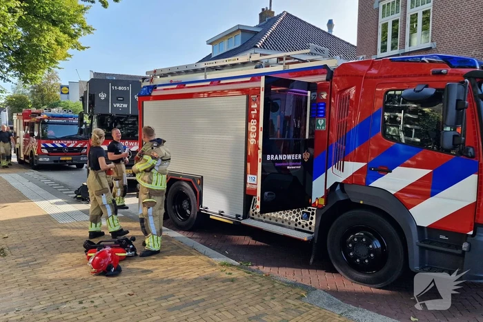 Katten gered bij brand in appartementencomplex