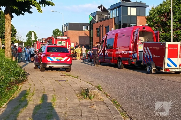 Grote brand bij autogarage