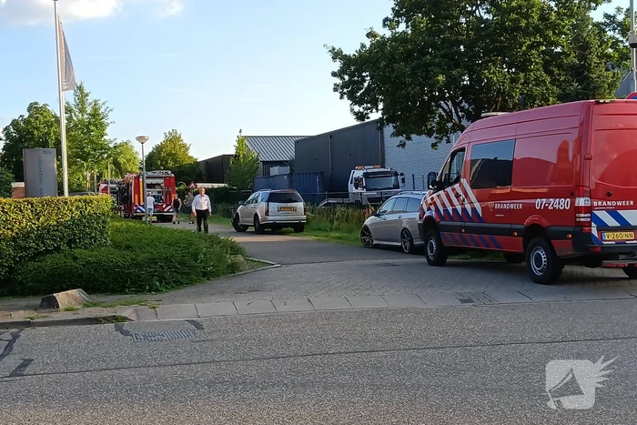 Grote brand bij autogarage