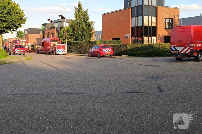 Grote brand bij autogarage