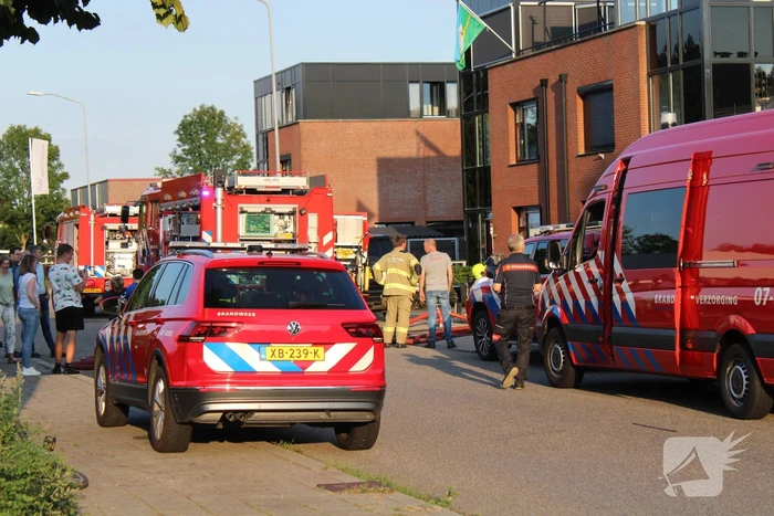 Grote brand bij autogarage