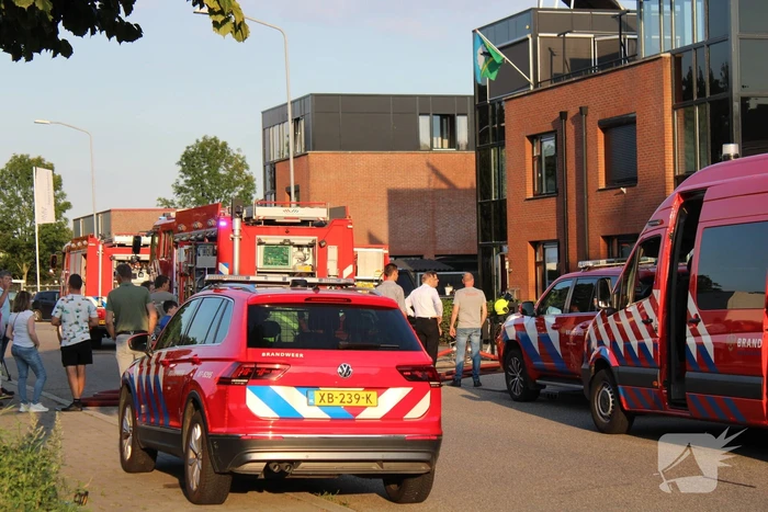 Grote brand bij autogarage