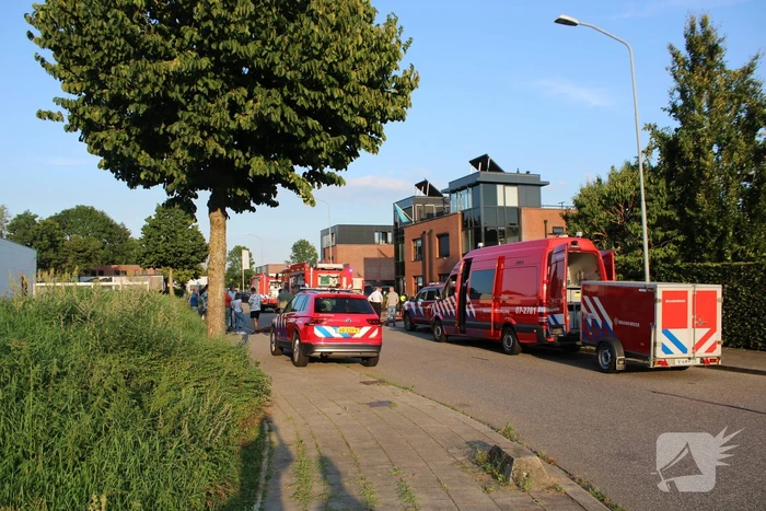 Grote brand bij autogarage