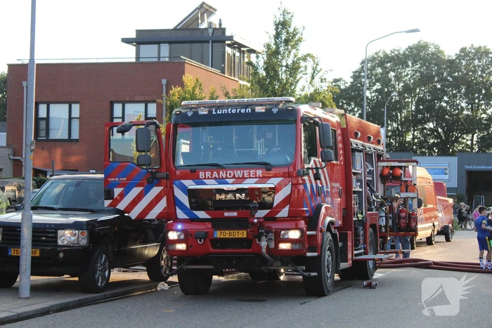 Grote brand bij autogarage