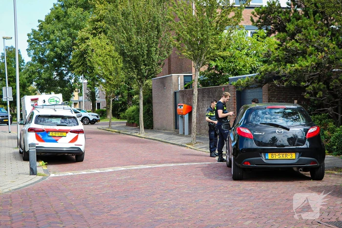Schade bij ongeval tussen twee voertuigen