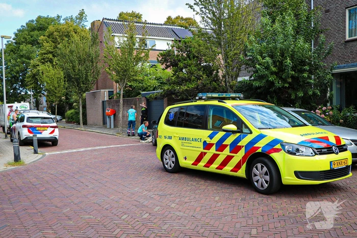 Schade bij ongeval tussen twee voertuigen