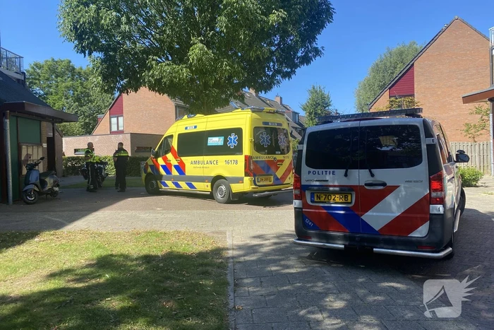 Scooterrijder en fietser in botsing