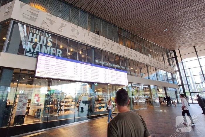 Storing NS zorgt voor drukte op Centraal Station