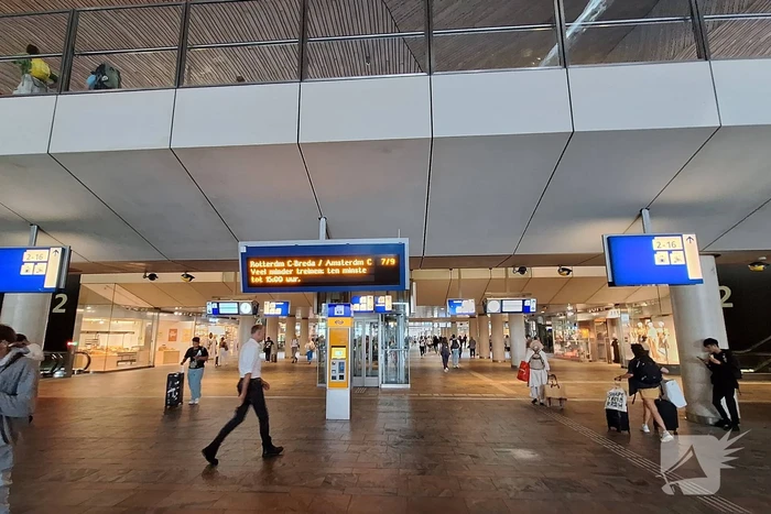 Storing NS zorgt voor drukte op Centraal Station