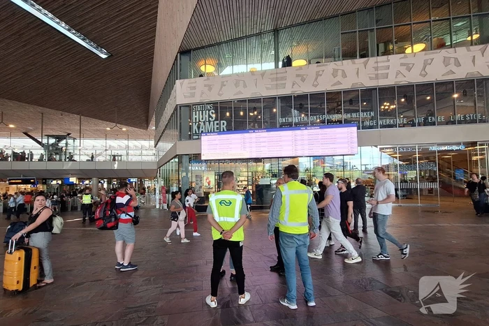 Storing NS zorgt voor drukte op Centraal Station