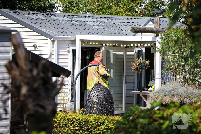 Persoon gewond bij werkzaamheden in chalet