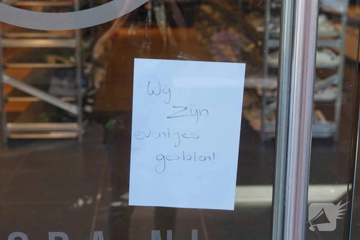 Onderzoek naar gaslucht in winkel
