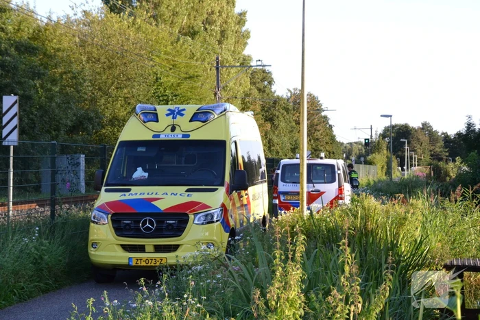 Fietser aangereden door scooterrijder