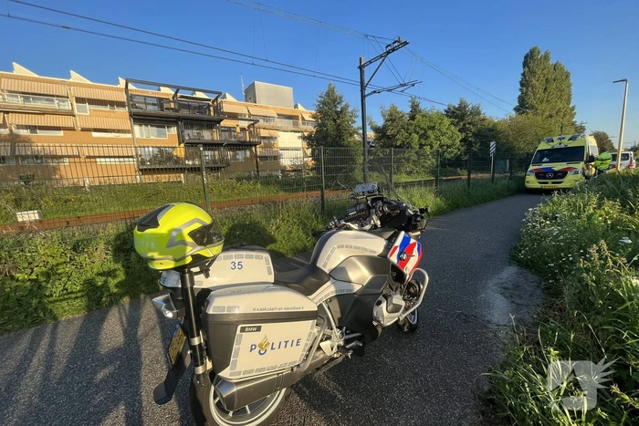 Fietser aangereden door scooterrijder