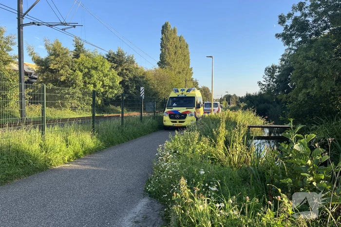 Fietser aangereden door scooterrijder