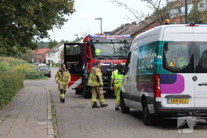 Mogelijke gaslekage in woning