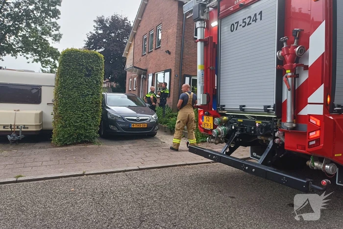 Mogelijke gaslekage in woning