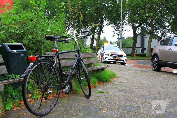 Fietser gewond bij botsing op rotonde