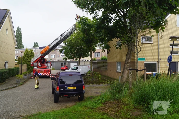 Takken dreigen op parkeerplaats te vallen