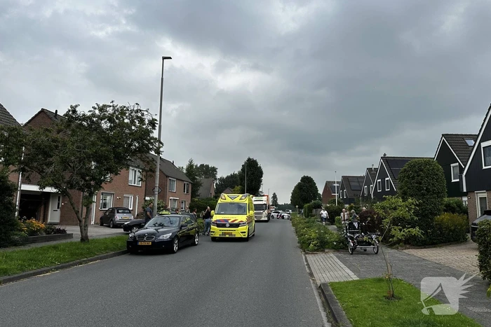 Persoon op driewieler gewond bij botsing met auto