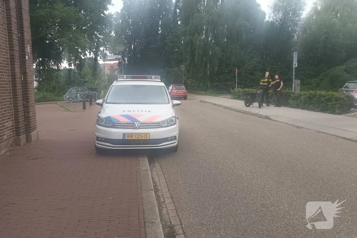 Fatbiker en fietser in botsing