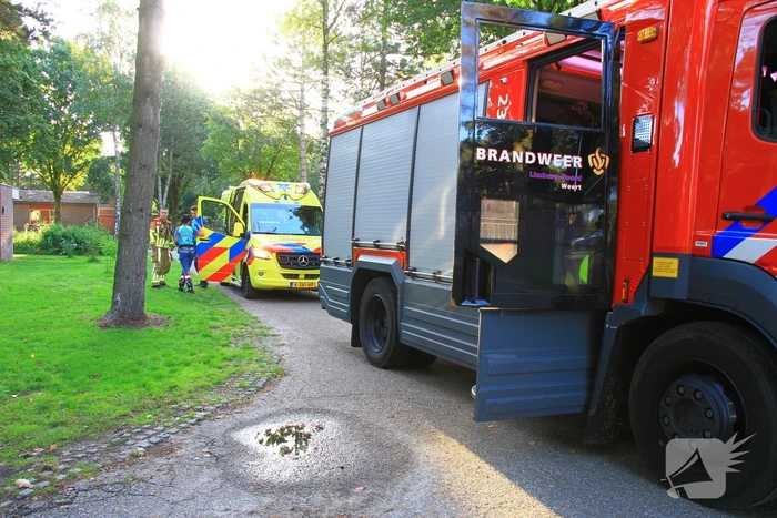 Brandweer verricht metingen in vakantiewoning