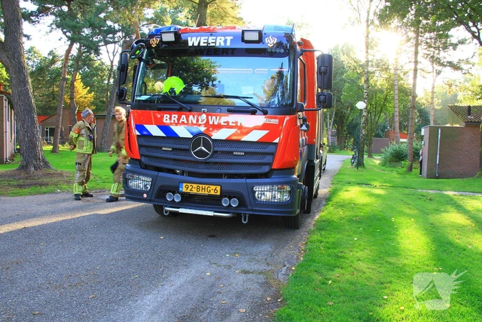 Brandweer verricht metingen in vakantiewoning