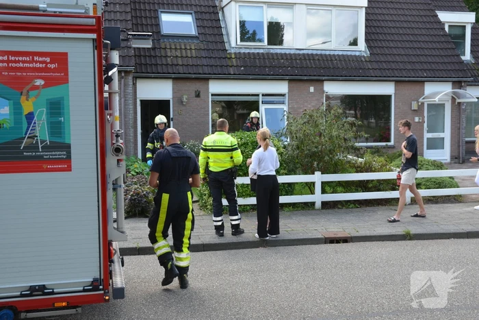 Vaatwasser vat vlam in woning