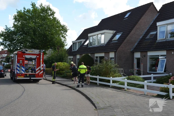 Vaatwasser vat vlam in woning